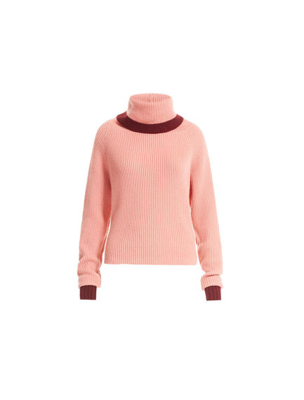 Maglione in cachemire bicolour