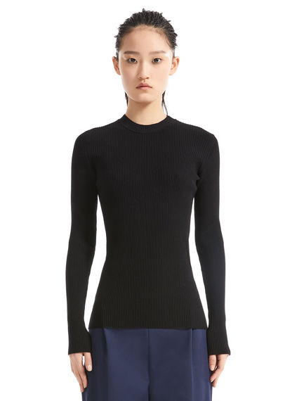 Maglia in viscosa color-block