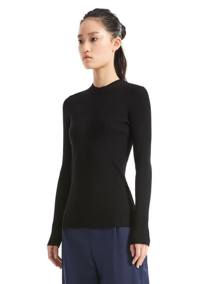 Maglia in viscosa color-block