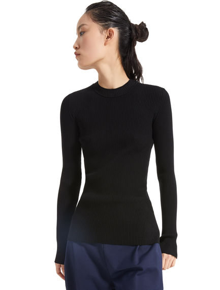 Maglia in viscosa color-block