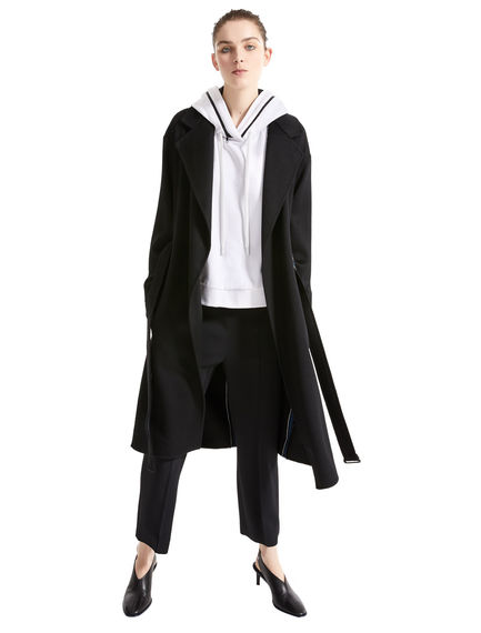 Jersey Double Hooded Sweatshirt