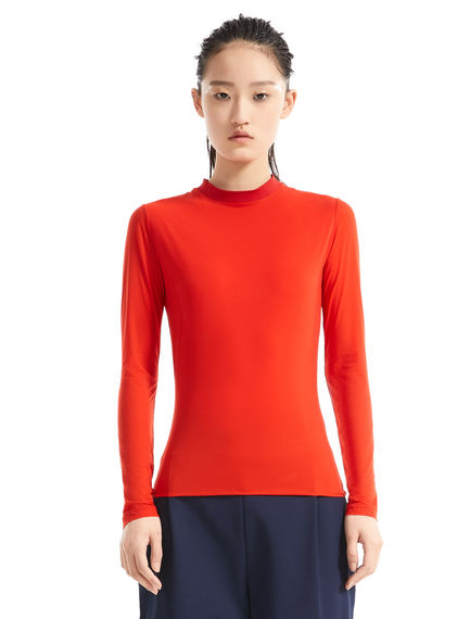 Fitted Cotton Jersey Top