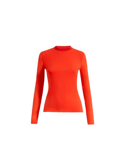 Fitted Cotton Jersey Top