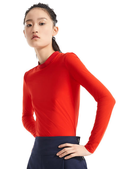 Fitted Cotton Jersey Top