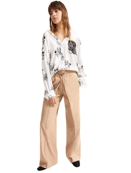Iris Print Viscose Blouse