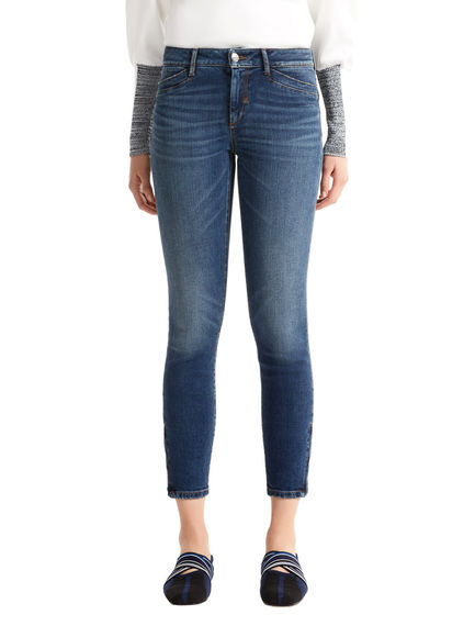Zip-ankle Super Skinny Jeans
