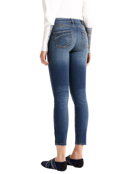 Zip-ankle Super Skinny Jeans
