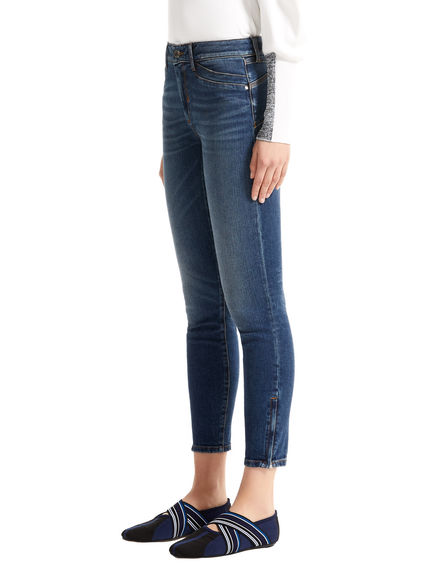 Zip-ankle Super Skinny Jeans