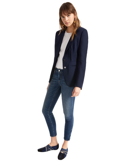 Zip-ankle Super Skinny Jeans