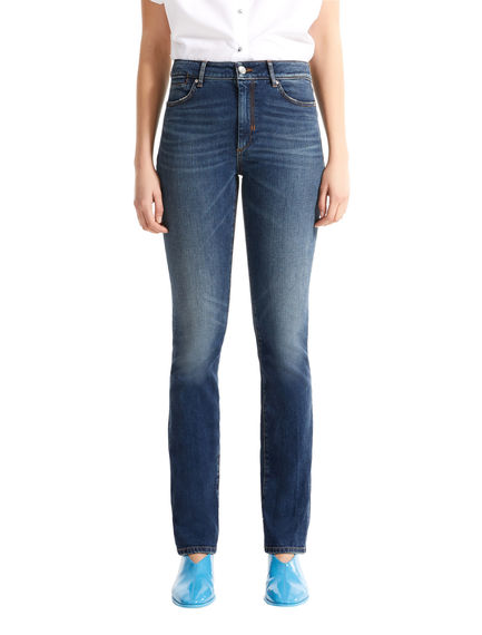 Straight Cut High-waist Jeans