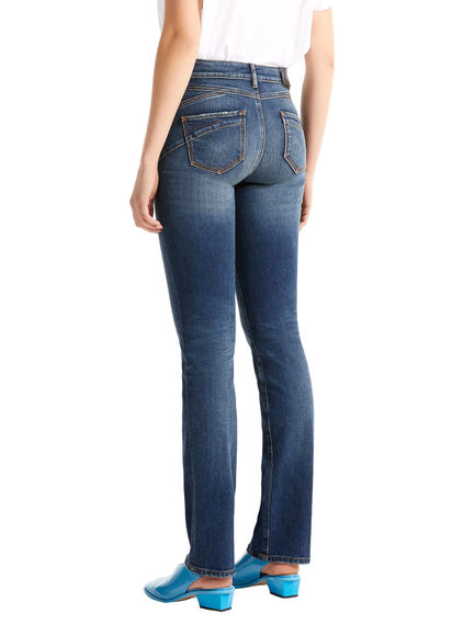 Straight Cut High-waist Jeans