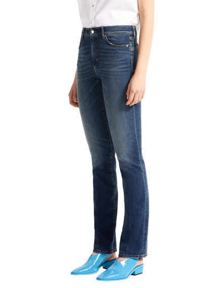 Straight Cut High-waist Jeans