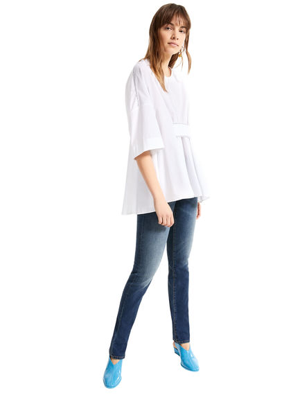 Straight Cut High-waist Jeans