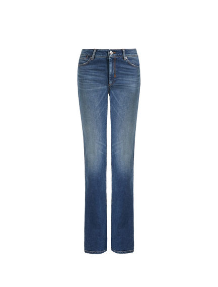 Straight Cut High-waist Jeans