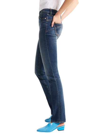 Straight Cut High-waist Jeans