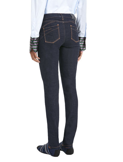 Jeans skinny effetto sandblast