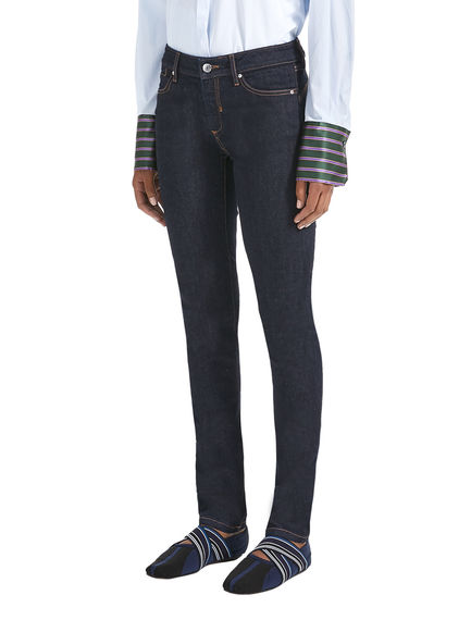 Jeans skinny effetto sandblast