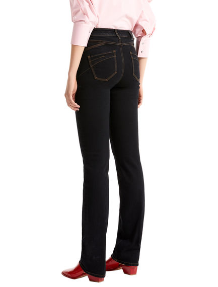 Black Straight Fit Jeans