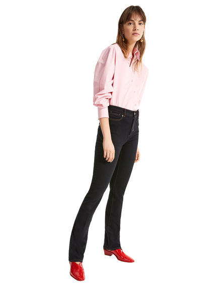 Black Straight Fit Jeans