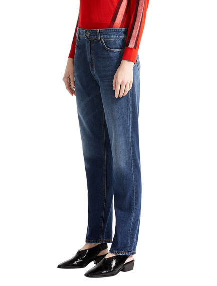 Straight Cut Indigo Jeans