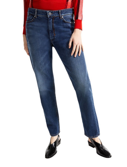 Straight Cut Indigo Jeans