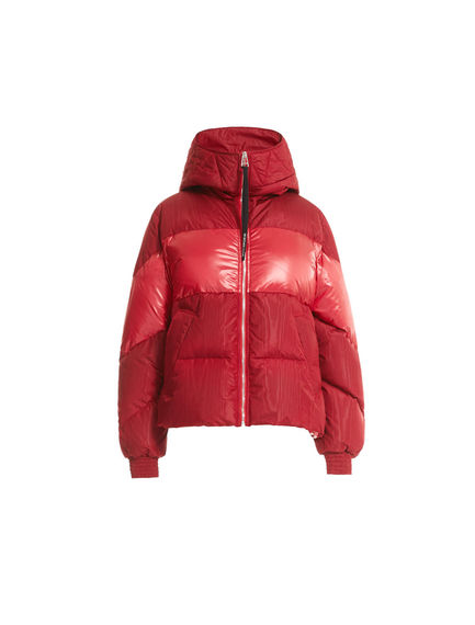 Bi-texture Transforming Down-filled Jacket