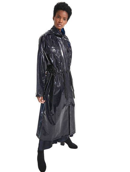 Impermeabile in PVC lucido
