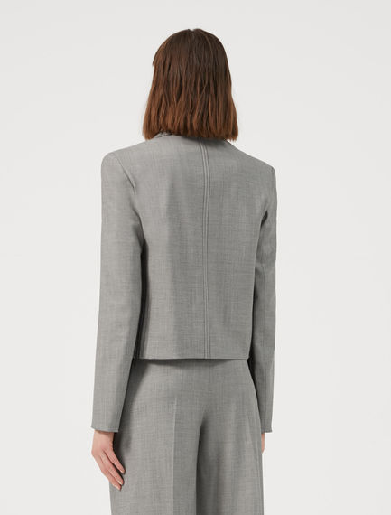 Blazer con inserti a contrasto