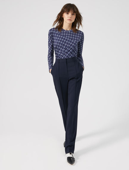 Pantaloni in viscosa stretch