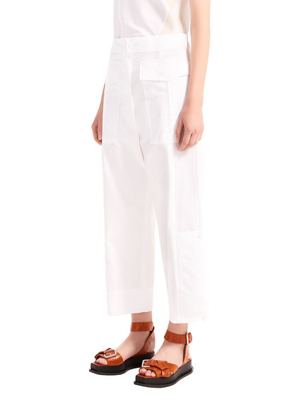 Pantaloni cargo cropped