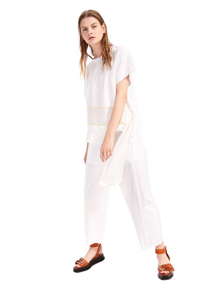Pantaloni cargo cropped