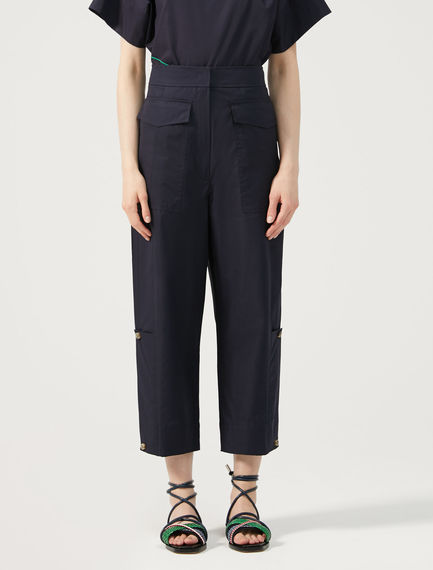 Pantaloni cargo cropped
