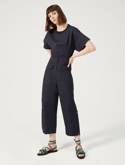 Pantaloni cargo cropped