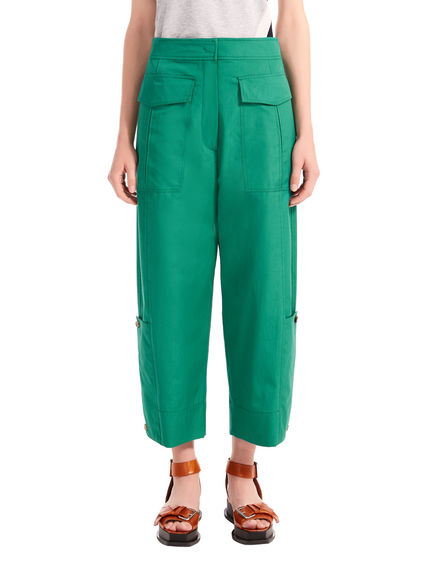 Pantaloni cargo cropped