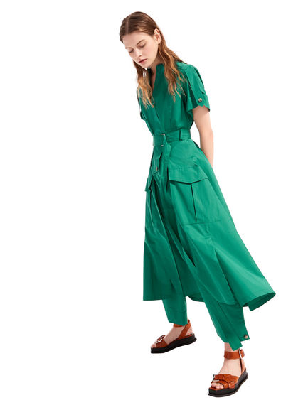 Pantaloni cargo cropped