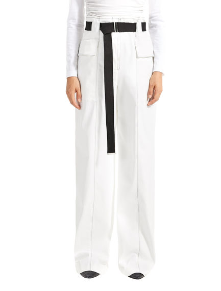 Pantaloni utility in cotone