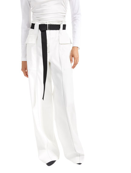 Pantaloni utility in cotone