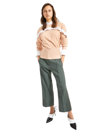 Pantaloni sartoriali cropped