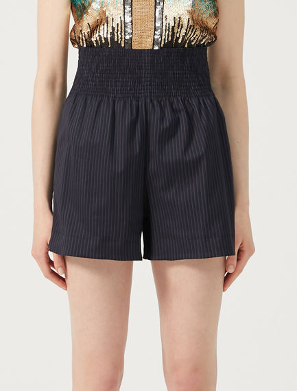 Short sartoriale in lana