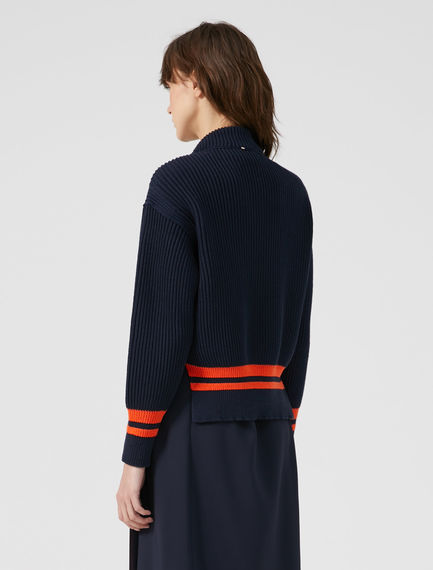 Giacca bomber in maglia