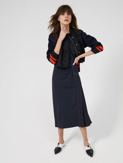 Giacca bomber in maglia