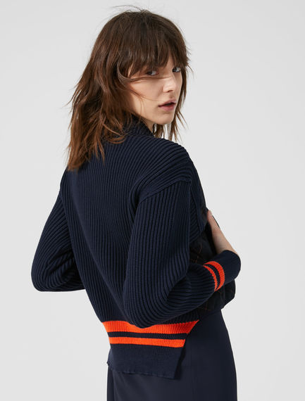 Giacca bomber in maglia