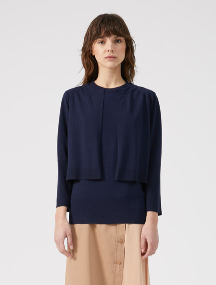 Cardigan in maglia di viscosa