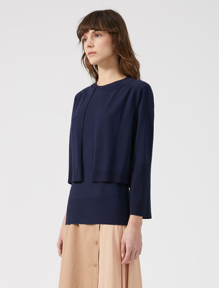 Cardigan in maglia di viscosa