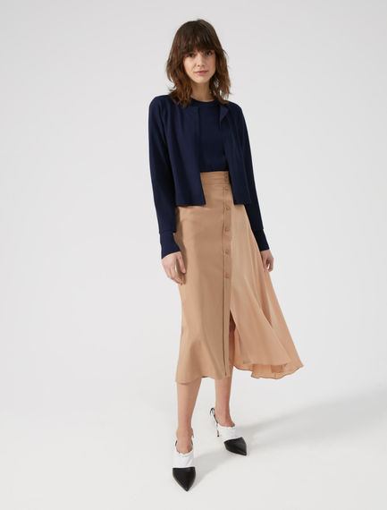 Cardigan in maglia di viscosa