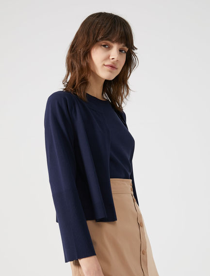 Cardigan in maglia di viscosa