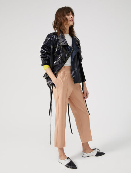 Maglia con con patch in raso