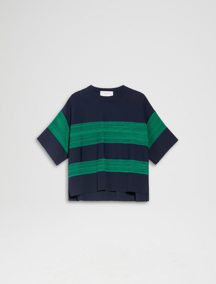 Maglia chiné a righe