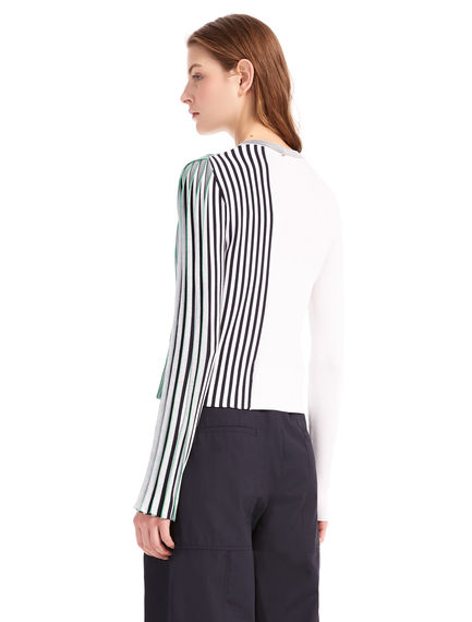 Maglia con costine 3D