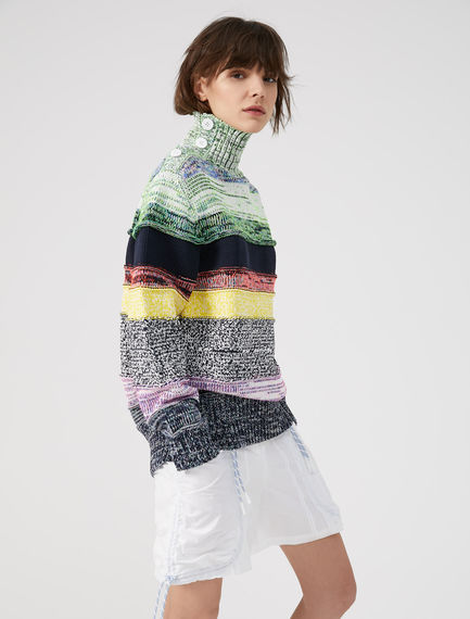 Maglia a righe multicolour